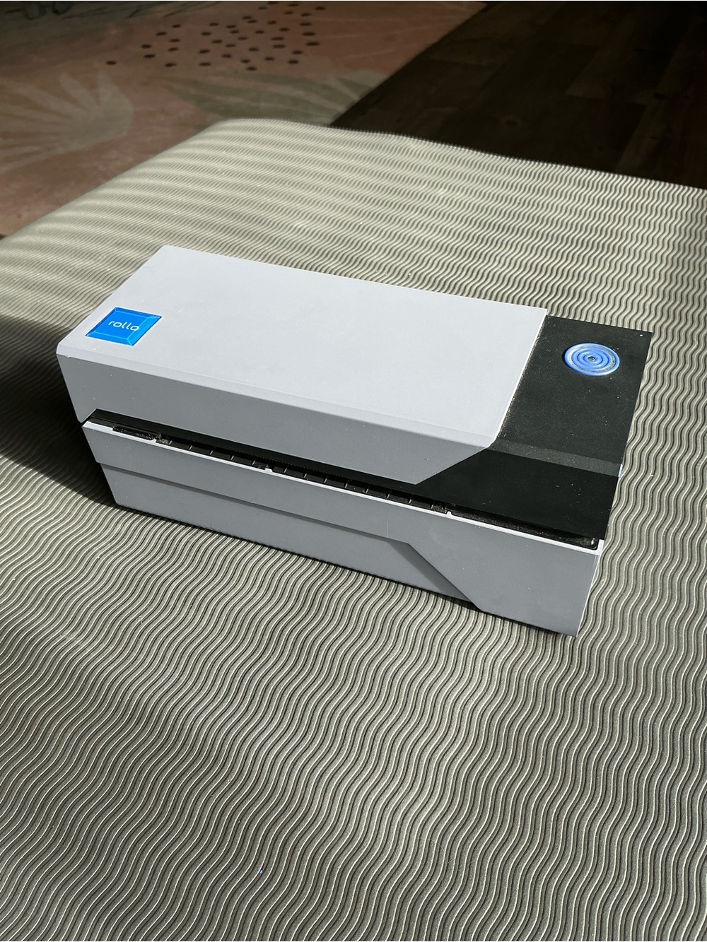 Rollo Thermal Label Printer in White with Black Top